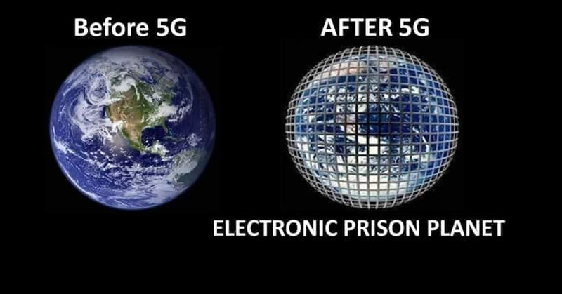Image showing before and after 5G