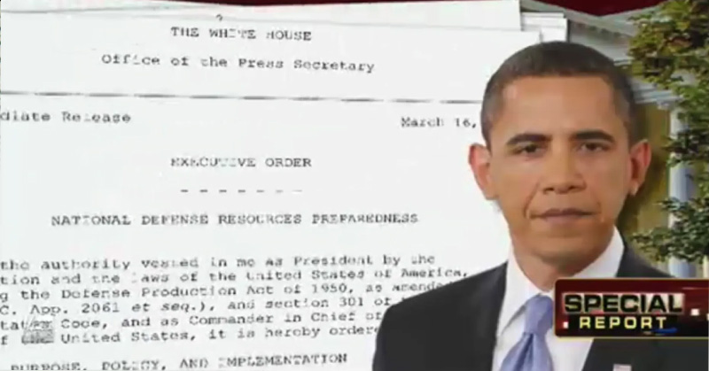 EXECUTIVE ORDERS: PREPARING FOR MARTIAL LAW
