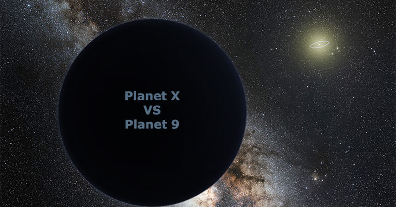 Planet X vs Planet 9